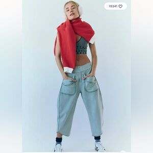 Free people timko pants in moss size small nwot